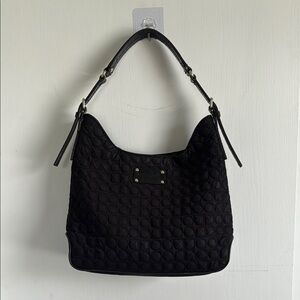 Kate Spade Green Beautiful Quilted Geometric Shoulder Bag Gently Used